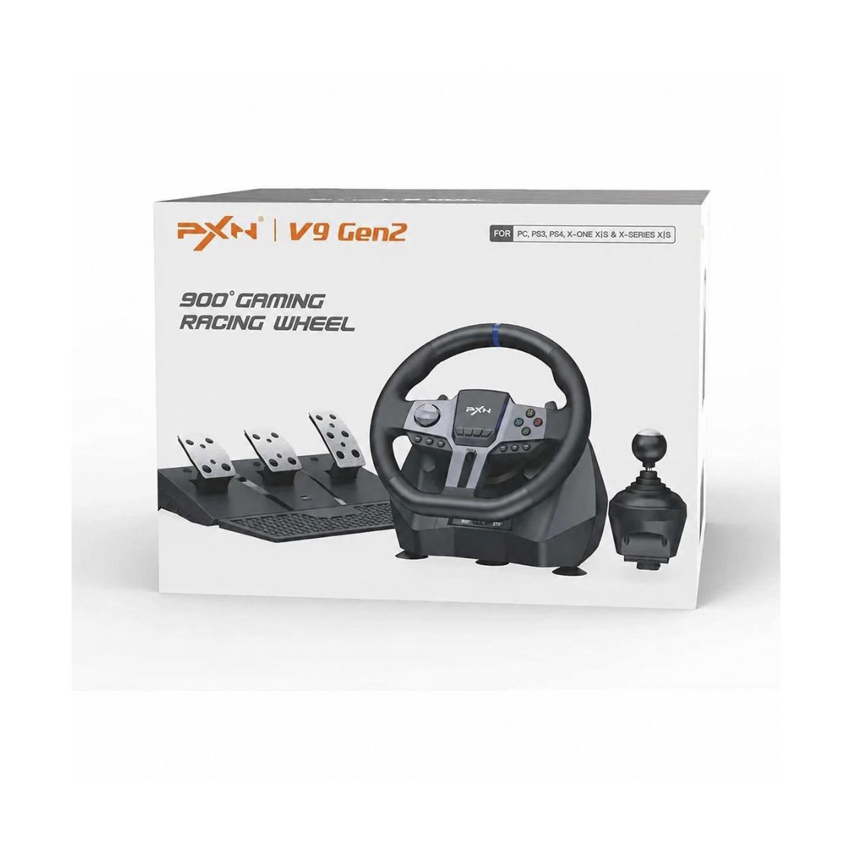 PXN V9 (1) PXN V9 Gen 2 Racing Wheel - Image 1