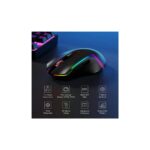 Redragon M693 TRIDENT Gaming Mouse (Black) - Image 2
