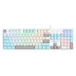 Bloody S520N Mechanical Switch RGB Gaming Keyboard-Ice White