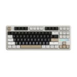 ATTACK SHARK X87 Tri-mode Gasket Mechanical Keyboard – Cheese White
