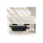 ATTACK SHARK X87 Tri-mode Gasket Mechanical Keyboard – Cheese White - Image 3
